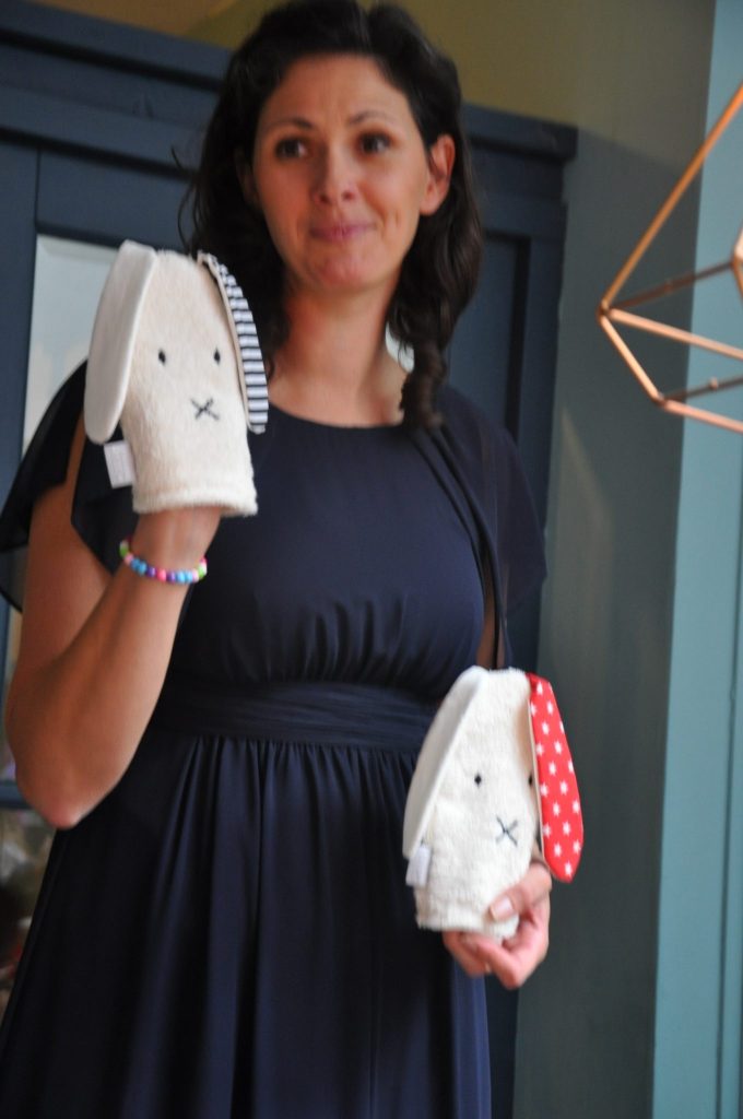 Dieke de Haas werkt voor haar merk Loverock samen met biokatoenmerk 4NaturalKids, dat deze leuke washandjes heeft ontworpen.