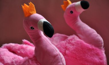 megagadgets schoplog flamingo pantoffels