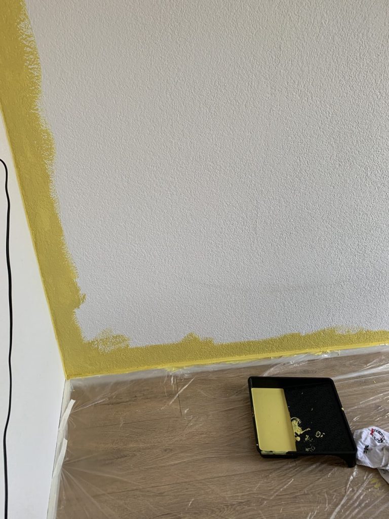 flexa verf gele muur