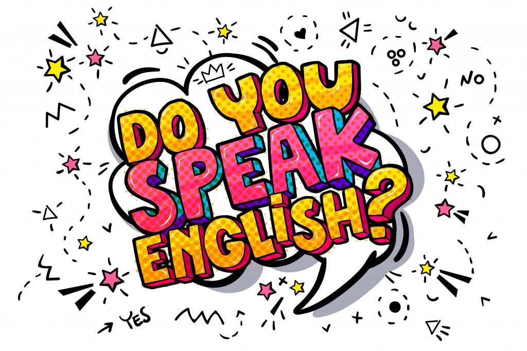 speak english