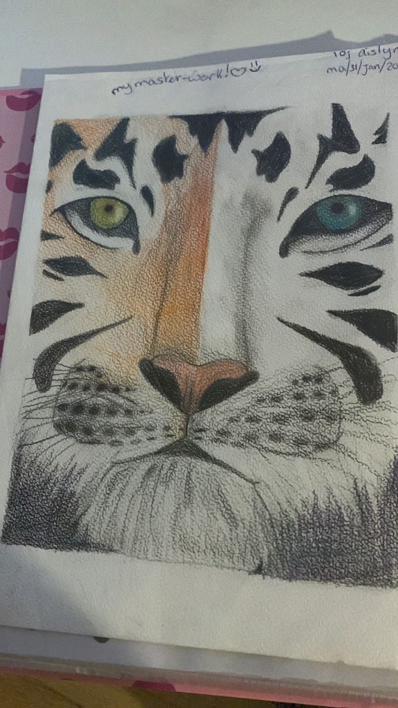 tijger tekening