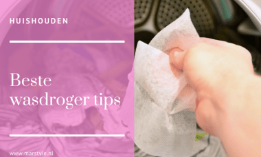 tips wasdroger