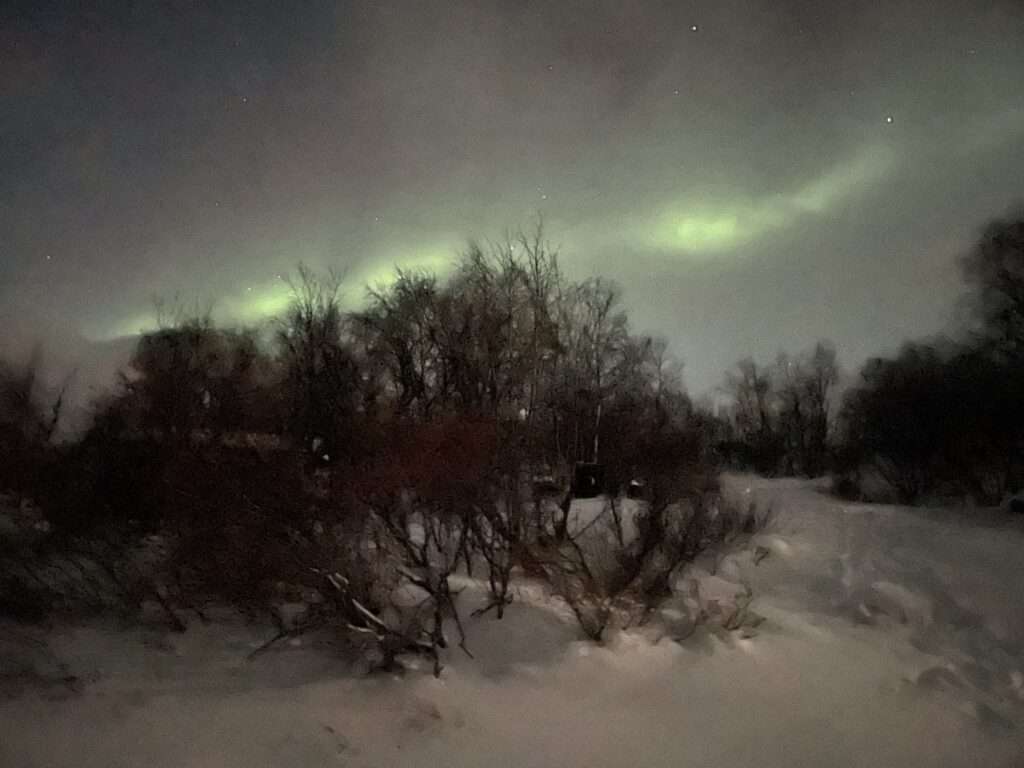 aurora abisko national park zweden