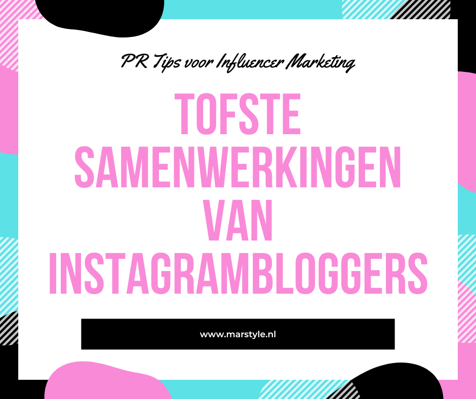 Blog samenwerking instagrambloggers